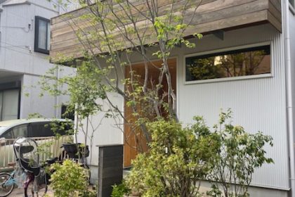 雑木の庭・落葉樹と常緑樹のある川崎市新築一戸建て