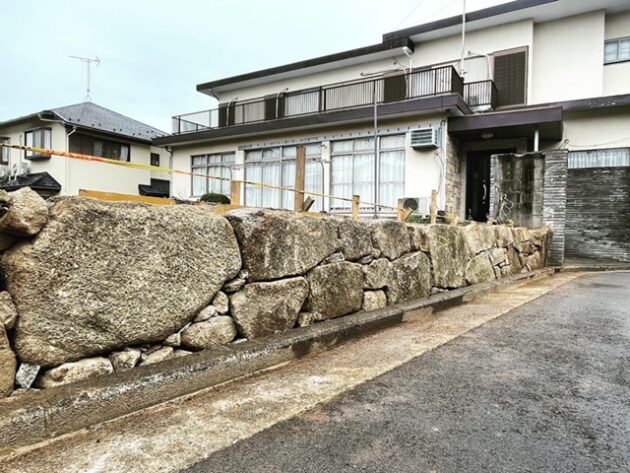 木曽石石積み♯横浜